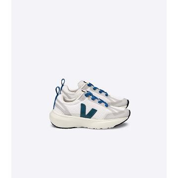 Zapatillas Running Veja CANARY ELASTIC LACE Niños Blancas | España 717BEX